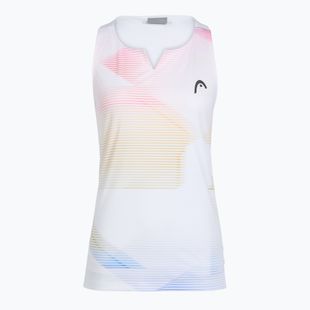 Női teniszpóló HEAD Agility Tank Top light blue/print vision