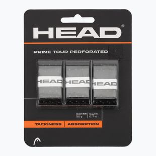 Teniszütő markolatborítások HEAD Prime Tour Perforated 3 pcs. black