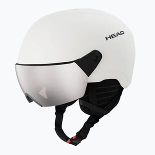 Gyerek sísisak HEAD Yuki Visor Jr marshmallow/silver/red