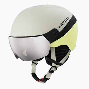Gyerek sísisak HEAD Yuki Visor Jr lime swirl/silver/red