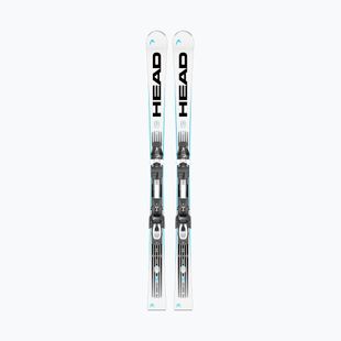 Lesikló sílécek + kötések HEAD WC Rebels e-SL RP EVO 14 + Freeflex 14 GW white/black