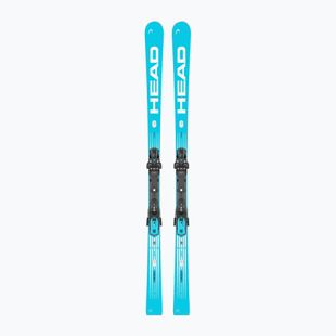 Lesikló sílécek + kötések HEAD WC Rebels e-Speed Pro RP WCR 14 + Protector+ FF 14 GW blue/white