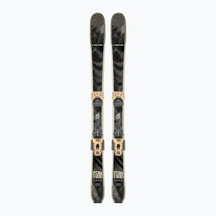 Gyermek lesikló sílécek + kötések HEAD Kore Team SW + Attack LYT 11 GW black/beige