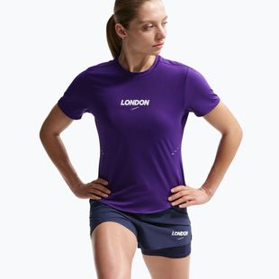 Női futópóló Nike Swift London Dri-Fit court purple