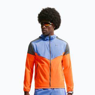 Férfi futódzseki Nike Impossibly Light Windrunner total orange/royal pulse/smoke grey