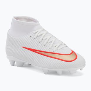 Gyermek focicipők Nike Jr. Mercurial Superfly 11 Club white/bright crimson/blur