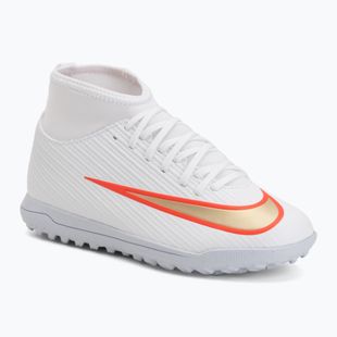 Gyermek focicipők Nike Jr. Mercurial Superfly 11 Club white/bright crimson/blur