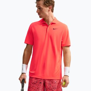 Férfi teniszpóló Nike Court Dri-FIT Bright Crimson/Black