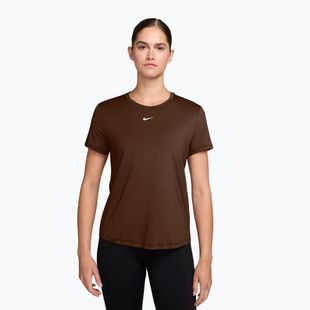 Női póló Nike One Classic Dri-Fit SS cacao wow/white