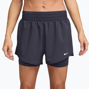 Női rövidnadrág Nike One Dri-Fit High-Waisted 3" 2In1 gridiron/white