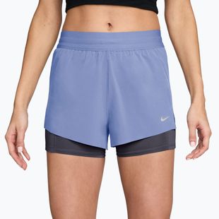 Női futónadrág Nike Swift Mid-Rise 2in1 aluminum/royal tint