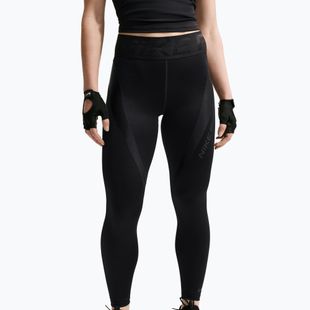 Női edzőleggingsek Nike Pro Sculpt High-Waisted 7/8 black/black