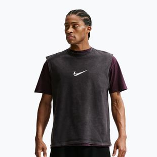 Férfi edző póló Nike Sleeveless T-Shirt black/white
