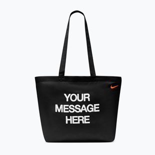 Táska Nike Heritage "Your Message Here" Tote 22 l black/white/safety orange