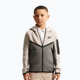 Gyerekpulóver Nike Sportswear Tech Fleece moon particle/cave stone/black/black
