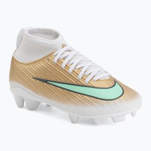 Gyermek focicipők Nike Jr. Mercurial Superfly 11 Club "Kylian Mbappé" metallic gold/green glow
