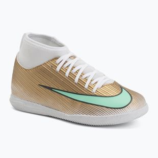 Gyermek focicipők Nike Jr. Mercurial Superfly 11 Club "Kylian Mbappé" metallic gold/green glow