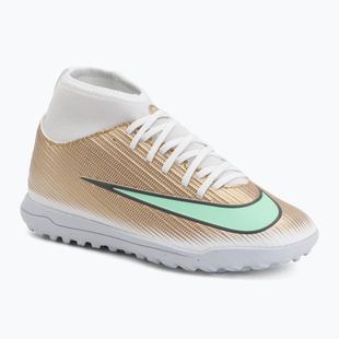 Gyermek focicipők Nike Jr. Mercurial Superfly 11 Club "Kylian Mbappé" metallic gold/green glow