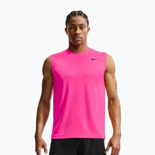 Férfi edző póló Nike Dri-FIT Sleeveless Training Top hyper pink/black