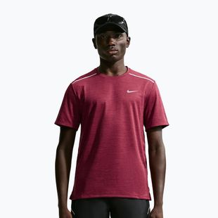 Férfi futó póló Nike Miler Dri-Fit UV tough red/mystic dates