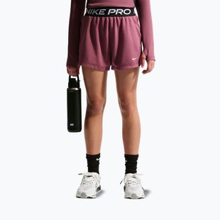 Gyerek rövidnadrág Nike Pro Fleece pink smoke/pink smoke/black/white