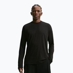 Férfi hosszú ujjú póló Nike 24.7 ImpossiblySoft Light black/black/dark smoke grey
