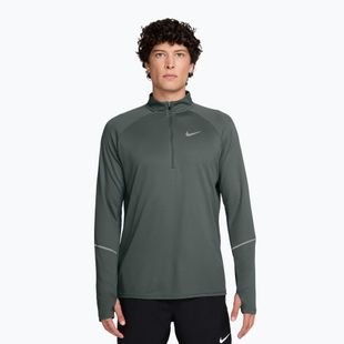 Férfi futópulóver Nike Miler Dri-Fit UV 1/2 Zip camo green