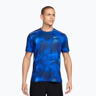 Férfi futó póló Nike Miler midnight navy