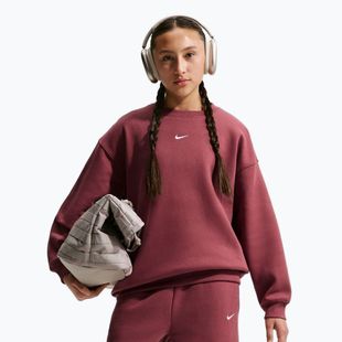 Gyerekpulóver Nike Sportswear Studio pink smoke/white