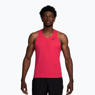 Férfi futó póló Nike AeroSwift fusion red/black