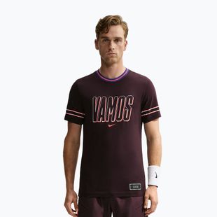 Férfi póló Nike Court Dri-FIT Cotton burgundy ash