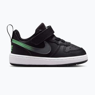 Gyermekcipő Nike Court Borough Low black/smoke grey/white/illusion green
