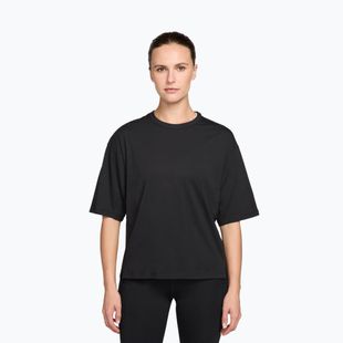 Női edző póló Nike 24.7 ImpossiblySoft Light black/dark smoke grey