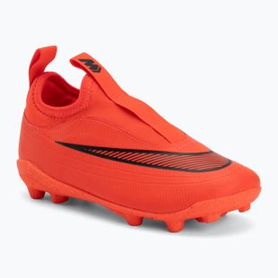 Gyermek focicipők Nike Jr. Mercurial Vapor 17 Club PS bright crimson/blur