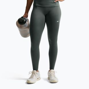 Női leggingsek Nike One Seamless Front High-Waisted camo green/white