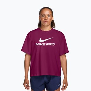 Női edző póló Nike Pro Dri-Fit Loose true berry/white