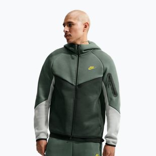Férfi pulóver Nike Tech Windrunner Full Zip camo green/black spruce/chrome yellow