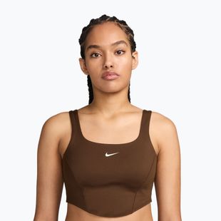 Női melltartó edzésre Nike One cacao wow