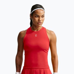 Gyermek teniszpóló Nike Court Advantage university red/white