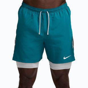 Férfi futónadrág Nike Miler Dri-Fit 2in1 5" bright spruce