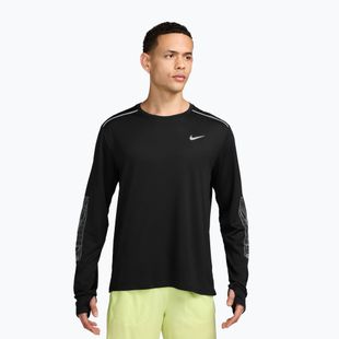 Férfi futó hosszú ujjú póló Nike Miler black