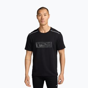 Férfi futó póló Nike Miler black