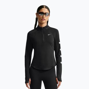 Női hosszú ujjú póló futáshoz Nike Tempo Flash black