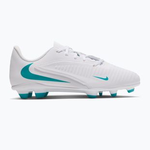 Gyermek focicipők Nike Phantom 6 Low Club Jr MG white/white/dusty cactus