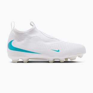 Gyermek focicipők Nike Phantom 6 High Academy Jr FG/MG white/white/dusty cactus