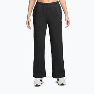 Női nadrág Nike Studio Fleece total black/sail