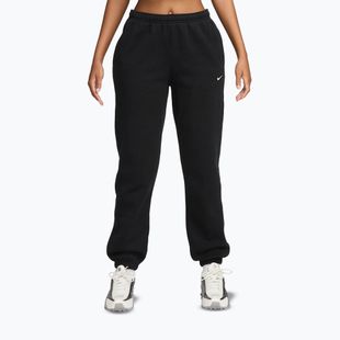 Női nadrág Nike Studio Fleece total black/sail