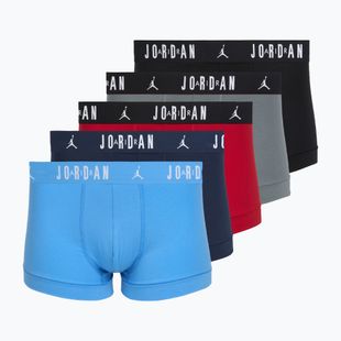 Férfi Nike Jordan Cotton Trunk boxeralsó 5 db-os csomag gym piros/fekete