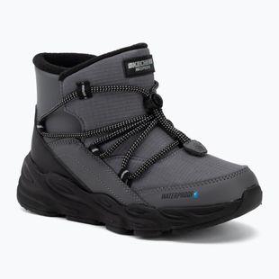 Gyerek téli cipők SKECHERS Turbo Tread Storm Glider gray