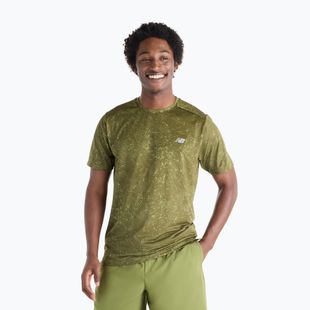 Férfi póló New Balance Essentials Printed T-Shirt wakame/sport green